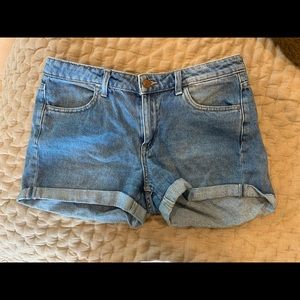 Denim shorts